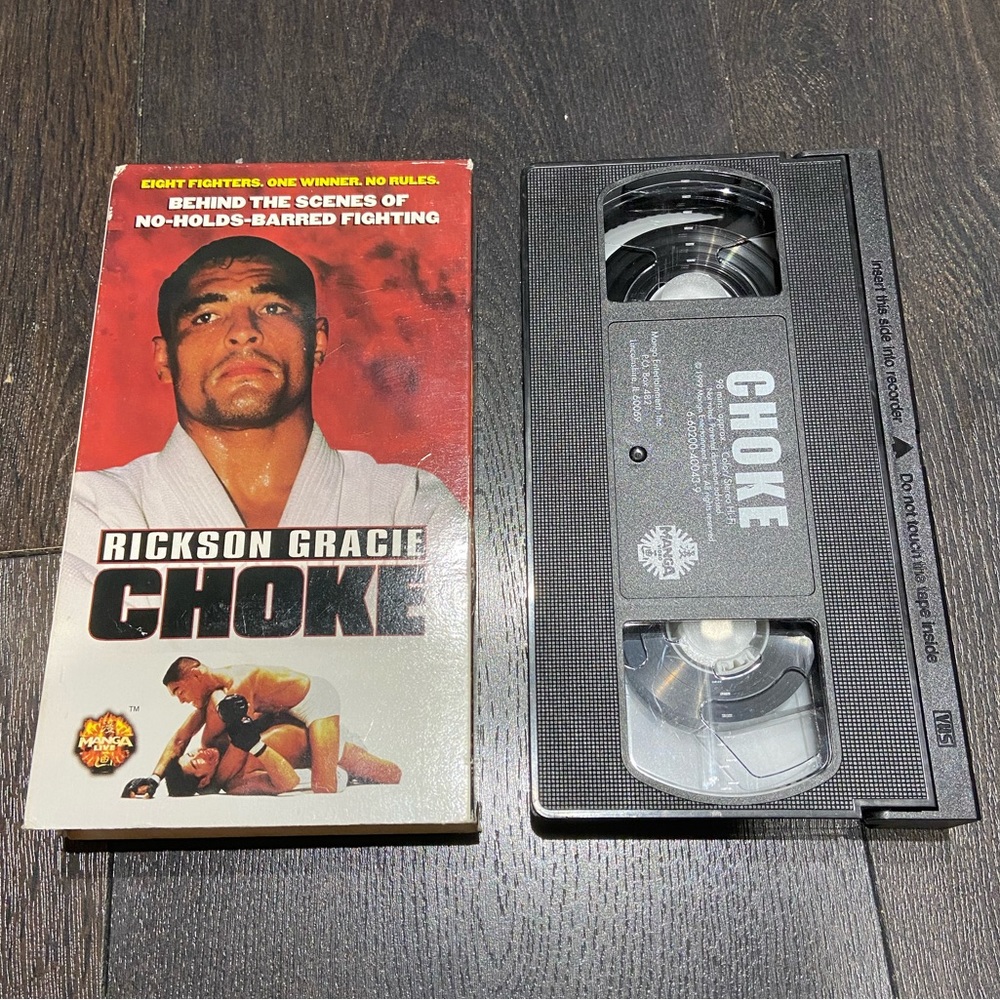 Rickson gracie choke VHS
